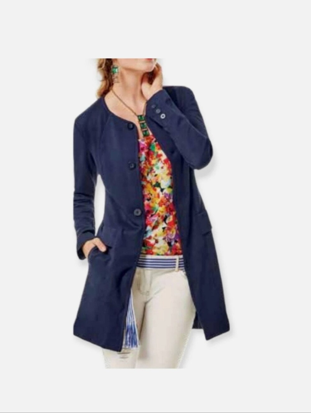 ✨️CAbi #5093 Lido Jacket - Navy sz LG